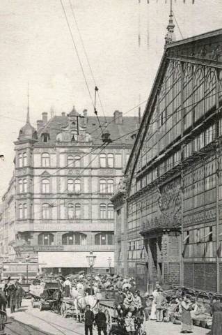 Alte Markthalle von Hannover 1900