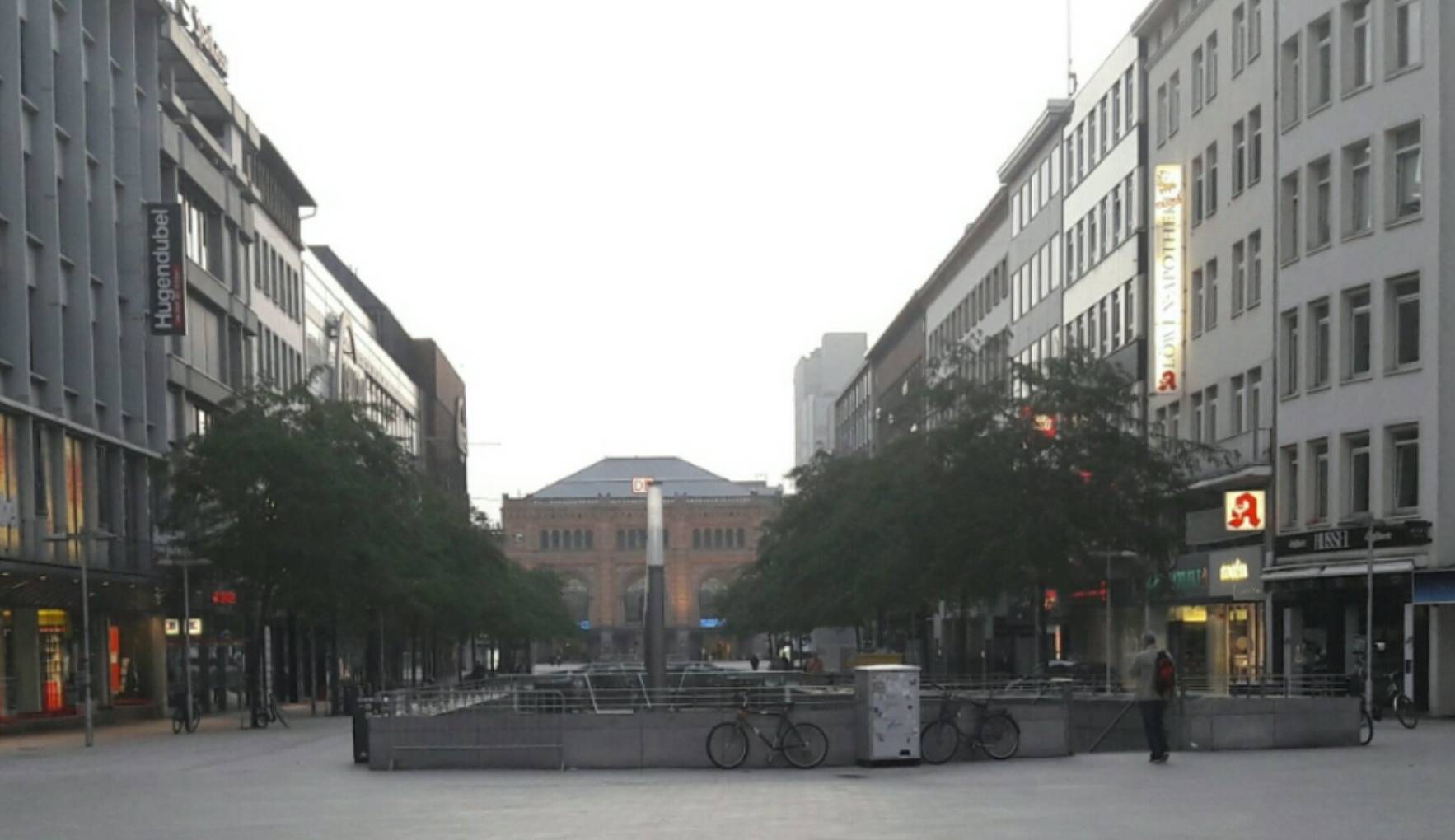 Blick in die Bahnhofstraße