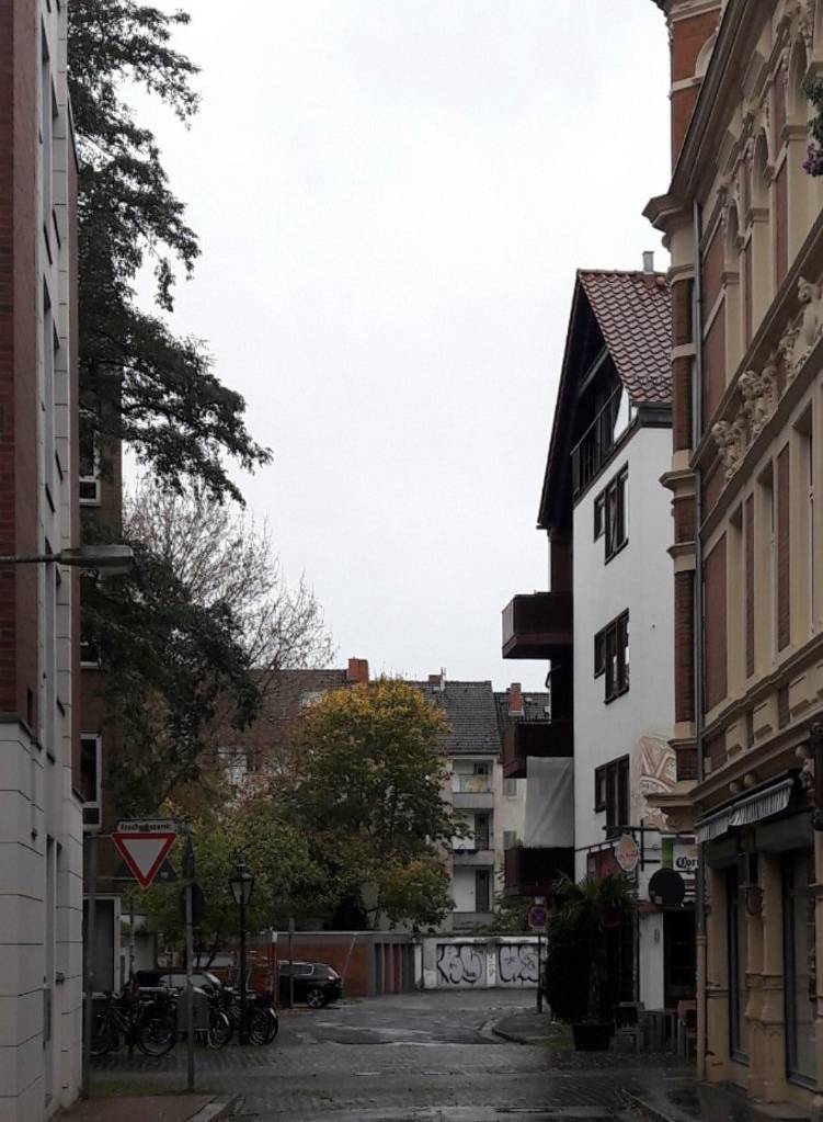 Schuhstraße mit Blick in die Knochenhauerstraße 