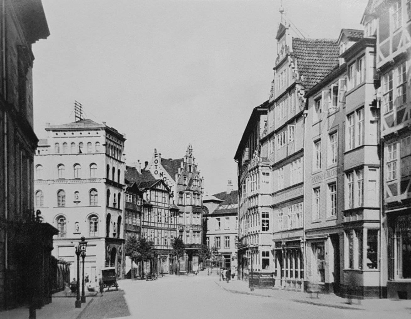Leinstraße Richtung Holzmarkt 