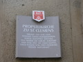 Stadttafel Probsteikirche zu St.Clemens