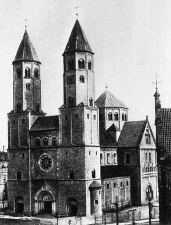Die Garnisionkirche im Jahre 1895, Quelle:Bildarchiv Foto Marburg