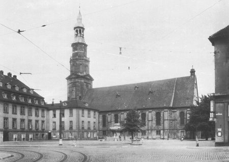 Neustädter Kirche 1943, Quelle:Bildarchiv Foto Marburg