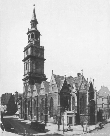 Aegidienkirche 1894, Quelle:Bildarchiv Foto Marburg