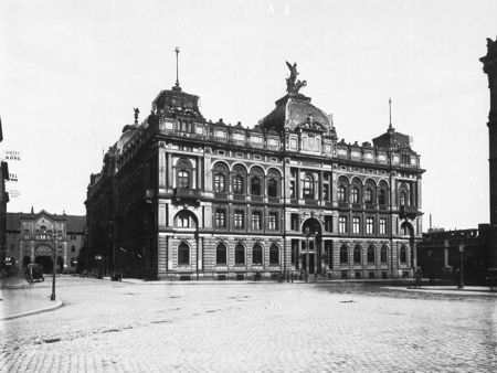 Köngliche Hauptpost 1900, Quelle:Bildarchiv Foto Marburg