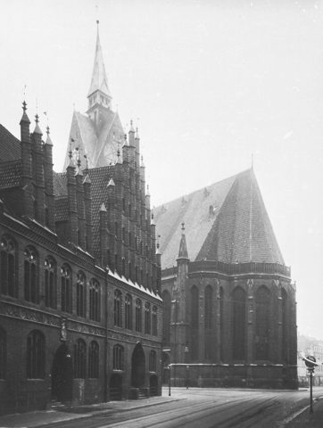 Marktkirche 1938, Quelle:Bildarchiv Foto Marburg