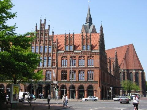 Marktkirche und altes Rathaus 2002, (c) stadthistorie.info