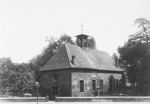 Nikolaikapelle am Steintor 1897, Quelle:Bildarchiv Foto Marburg